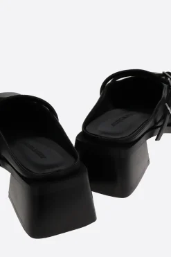 Justine Clenquet Andie black mules New