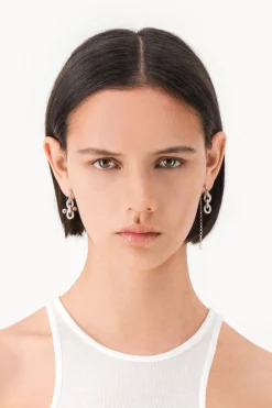 Justine Clenquet Blake earrings New