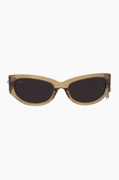 Justine Clenquet Clara brown sunglasses Discount