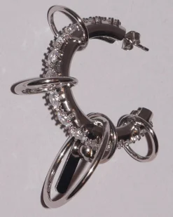 Justine Clenquet Deana crystal earring Fashion
