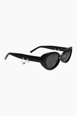 Justine Clenquet Drew black sunglasses Hot