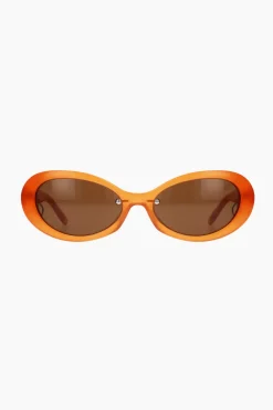 Justine Clenquet Drew orange sunglasses Hot