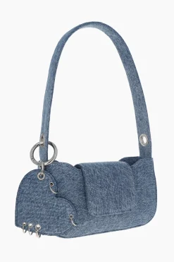 Justine Clenquet Dylan denim blue bag New