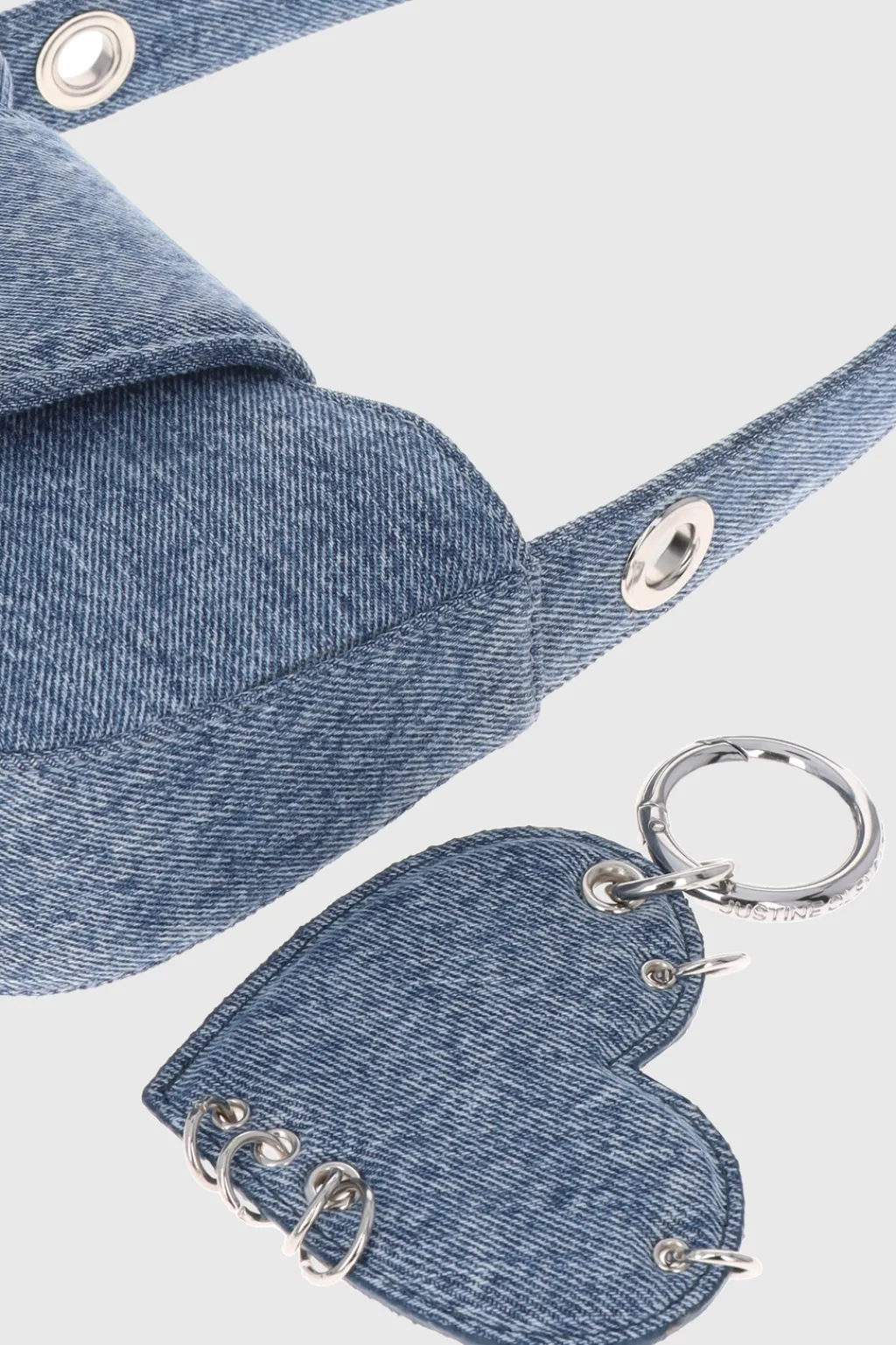 Justine Clenquet Dylan denim blue bag New