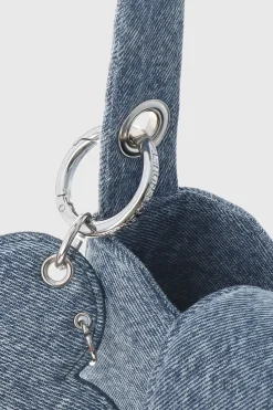 Justine Clenquet Dylan denim blue bag New