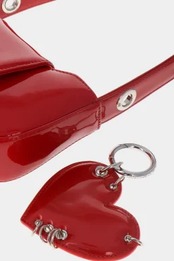 Justine Clenquet Dylan red lipstick bag Clearance