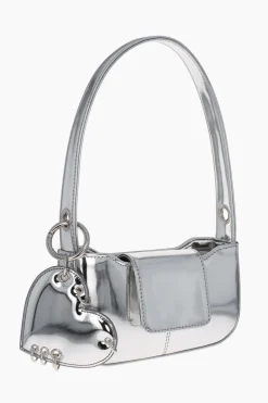 Justine Clenquet Dylan silver bag Sale