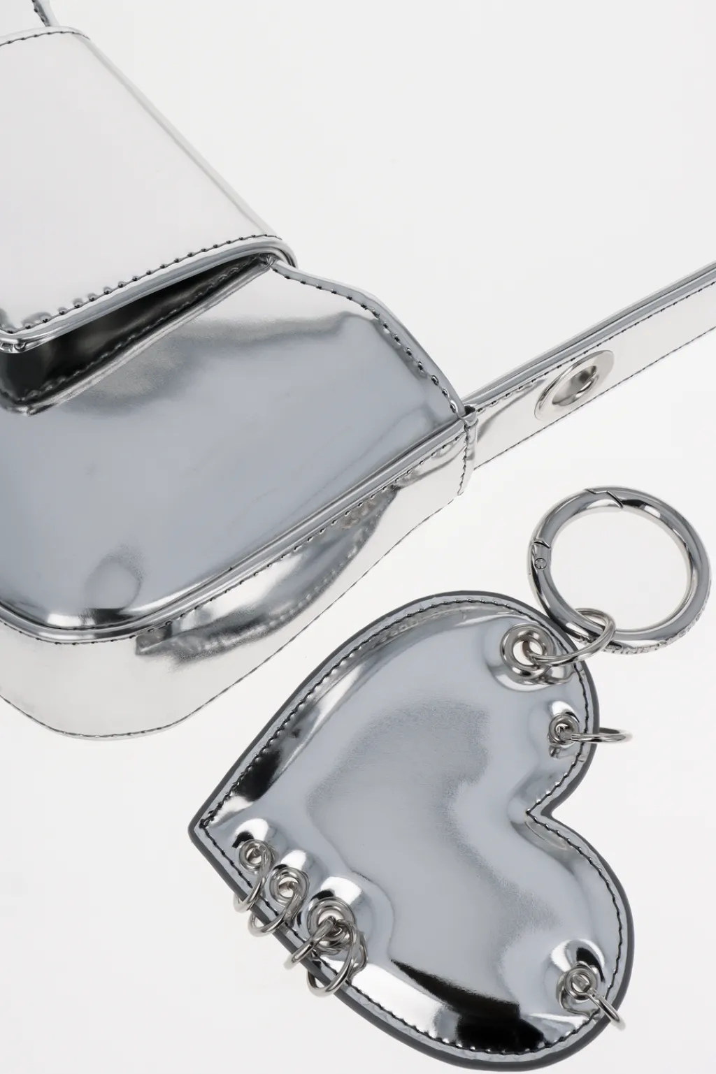 Justine Clenquet Dylan silver bag Sale