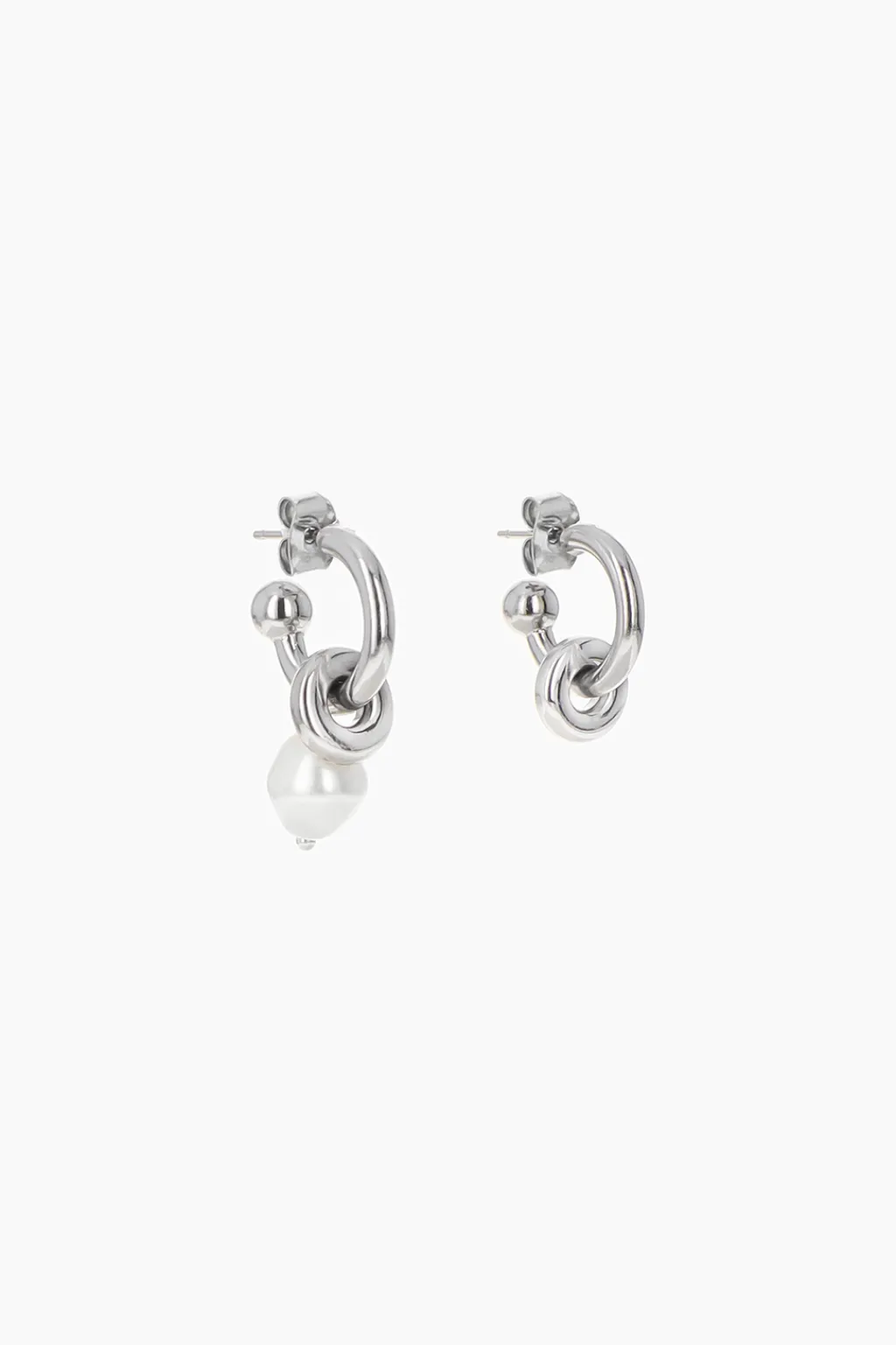Justine Clenquet Ethan pearl earrings Hot