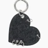 Justine Clenquet Heart denim zinc charm Clearance