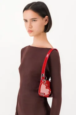 Justine Clenquet Heart red lipstick charm Best