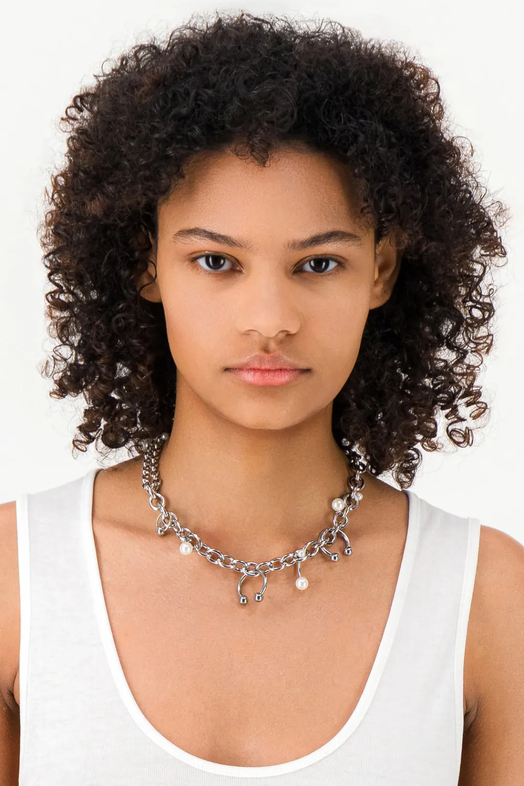 Justine Clenquet Holly pearl necklace Sale