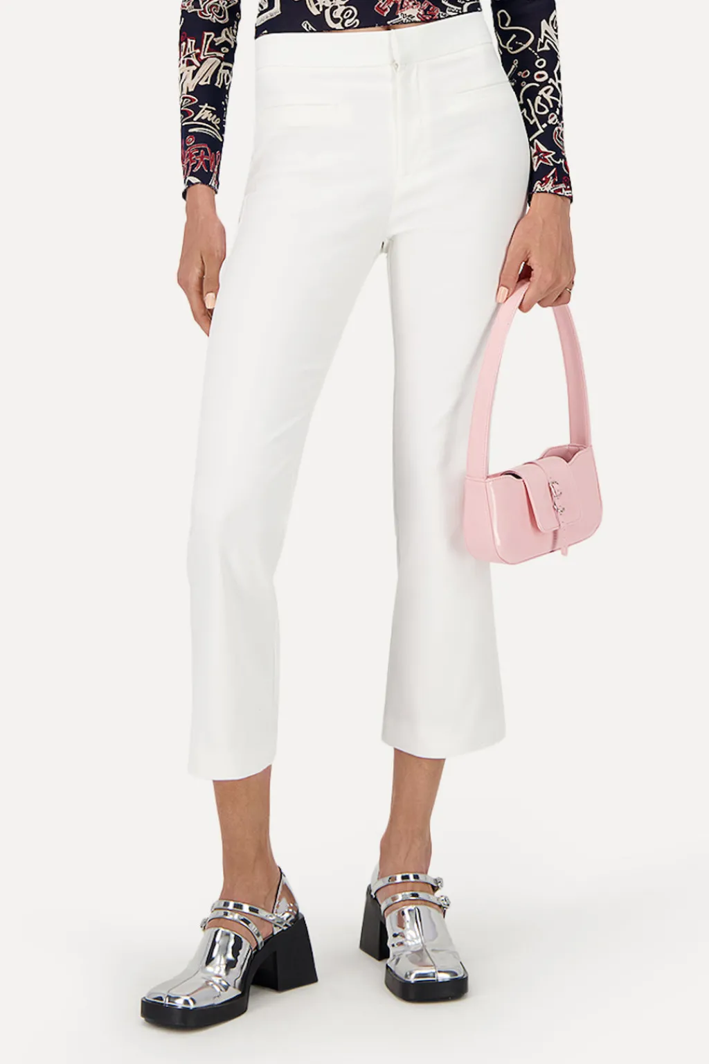 Justine Clenquet Jennie silver Mary-Janes Outlet