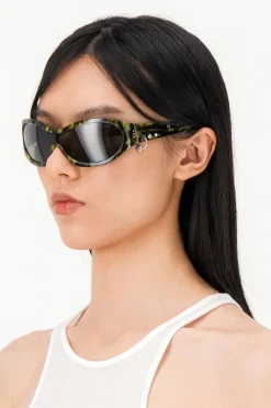 Justine Clenquet Jenny camo sunglasses Fashion