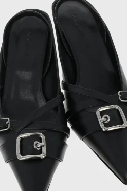 Justine Clenquet Joan black slingbacks Best