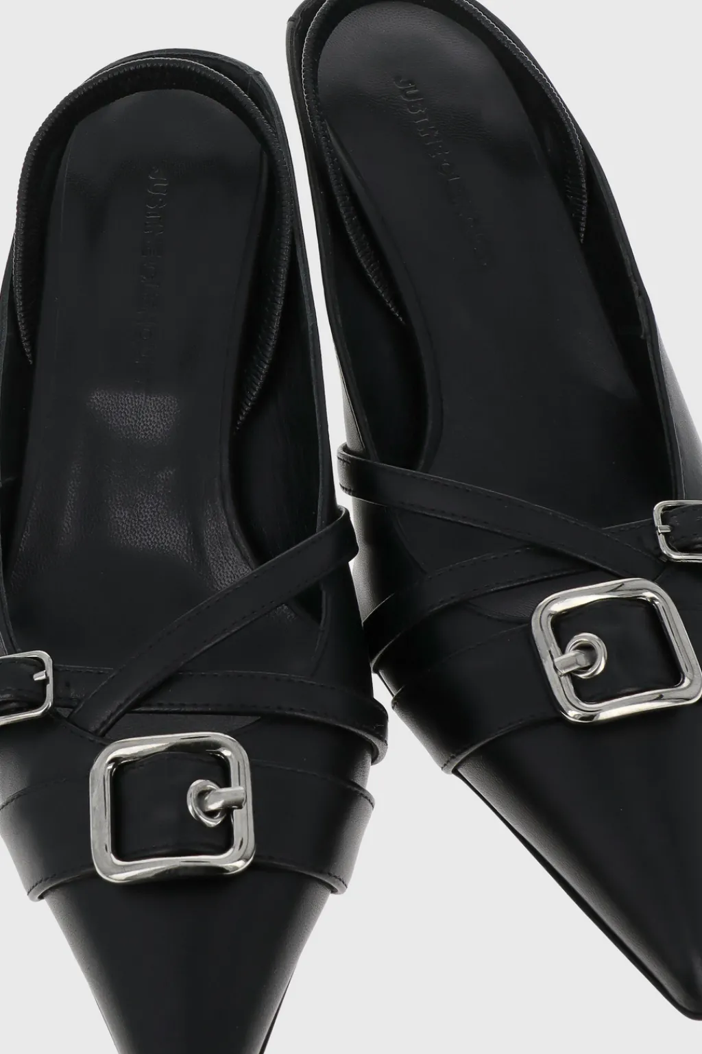 Justine Clenquet Joan black slingbacks Best