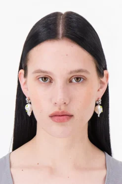 Justine Clenquet Joan acid green earrings Fashion