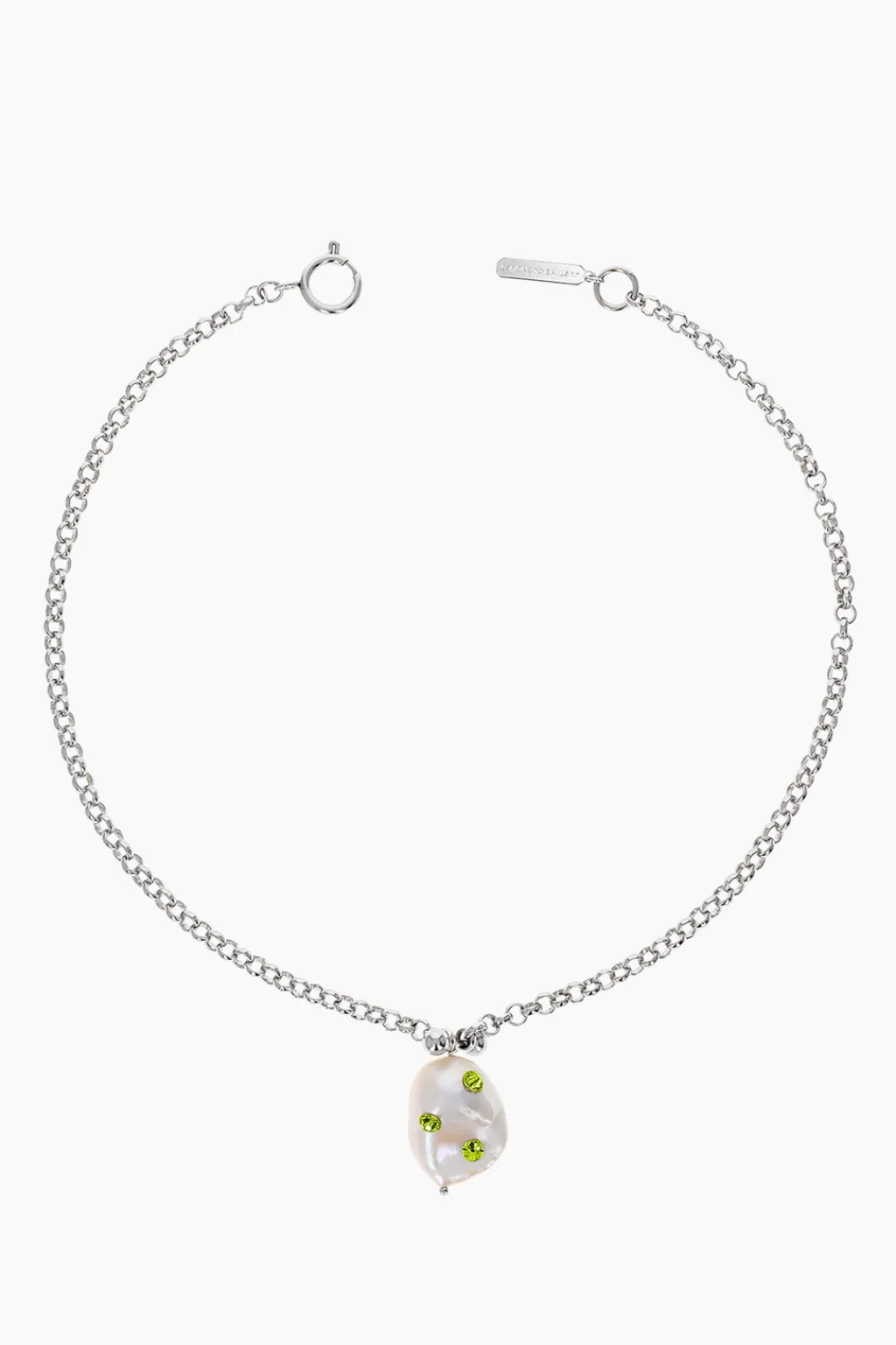 Justine Clenquet Joan acid green necklace Online