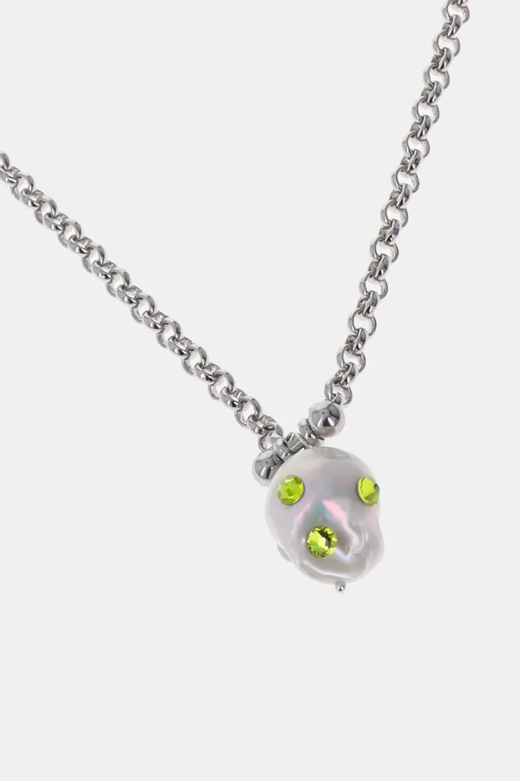 Justine Clenquet Joan acid green necklace Online