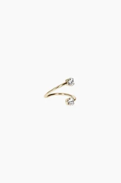 Justine Clenquet Juno mid-ring Hot