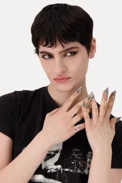 Justine Clenquet Juno mid-ring Hot