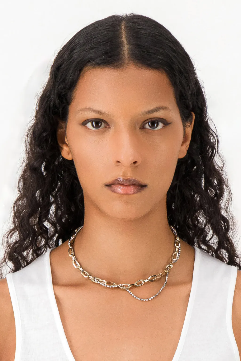 Justine Clenquet Kirsten gold necklace Outlet