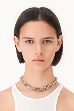 Justine Clenquet Liv crystal choker Outlet