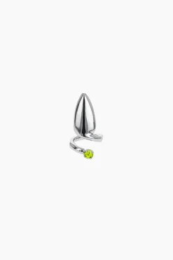 Justine Clenquet Luce acid green nail ring Clearance