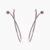 Justine Clenquet Marfa dark purple earrings Online