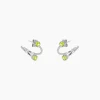 Justine Clenquet Maxine acid green earrings Hot