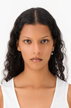 Justine Clenquet Mindy crystal earring Sale