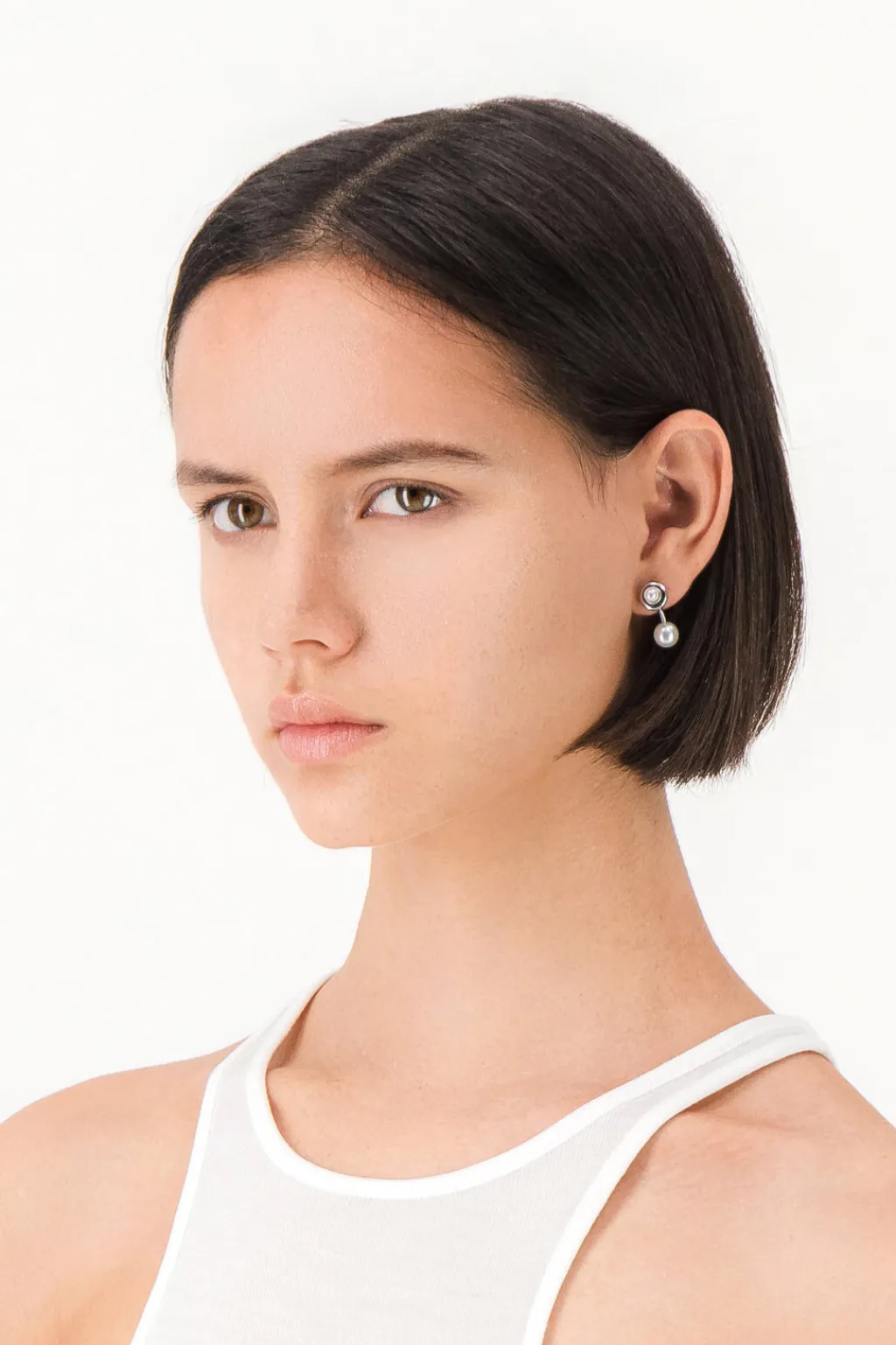 Justine Clenquet Mindy pearl earring Clearance