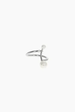 Justine Clenquet Mindy pearl ring Online