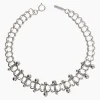Justine Clenquet Mindy silver choker Clearance