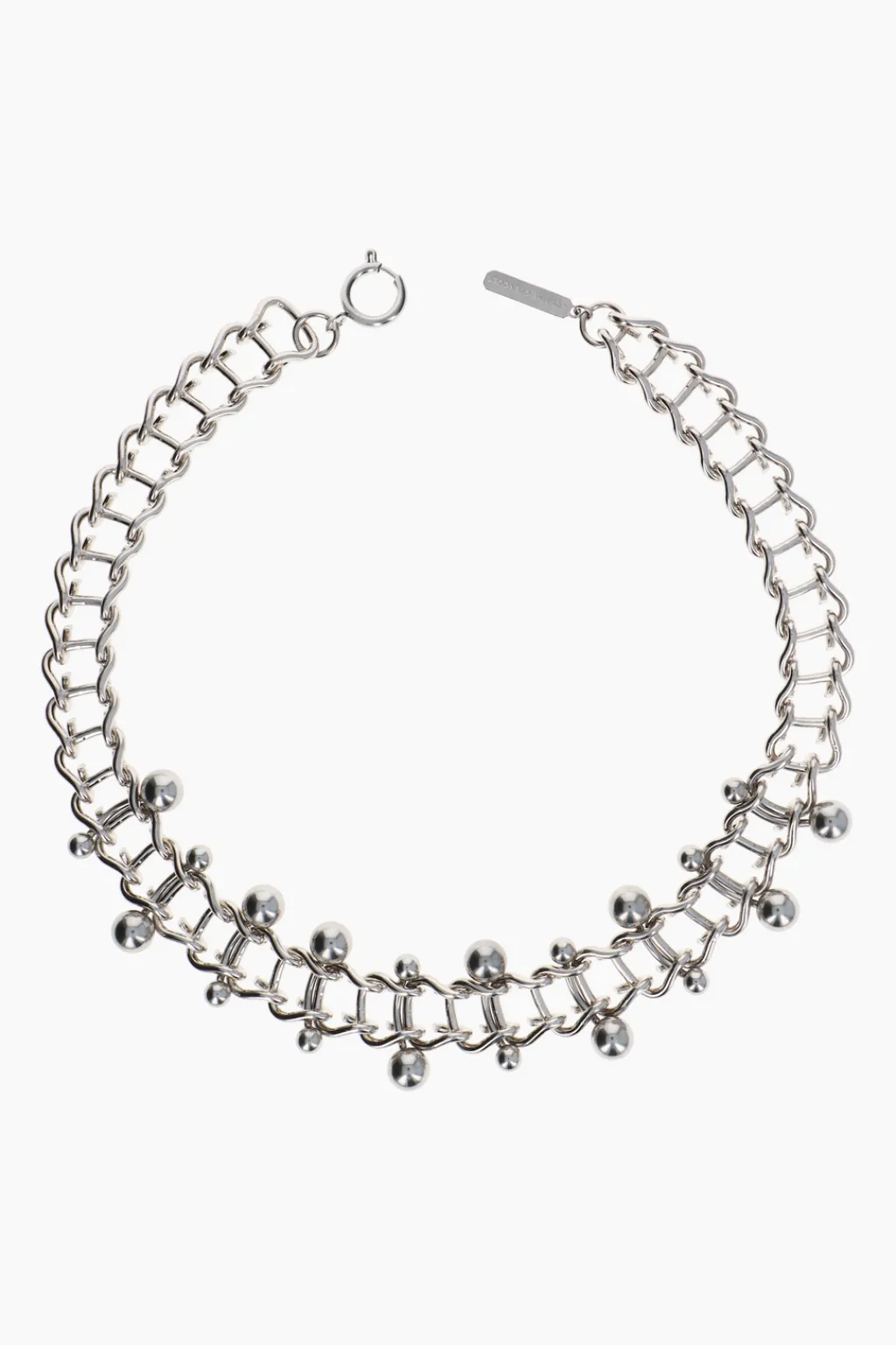 Justine Clenquet Mindy silver choker Clearance