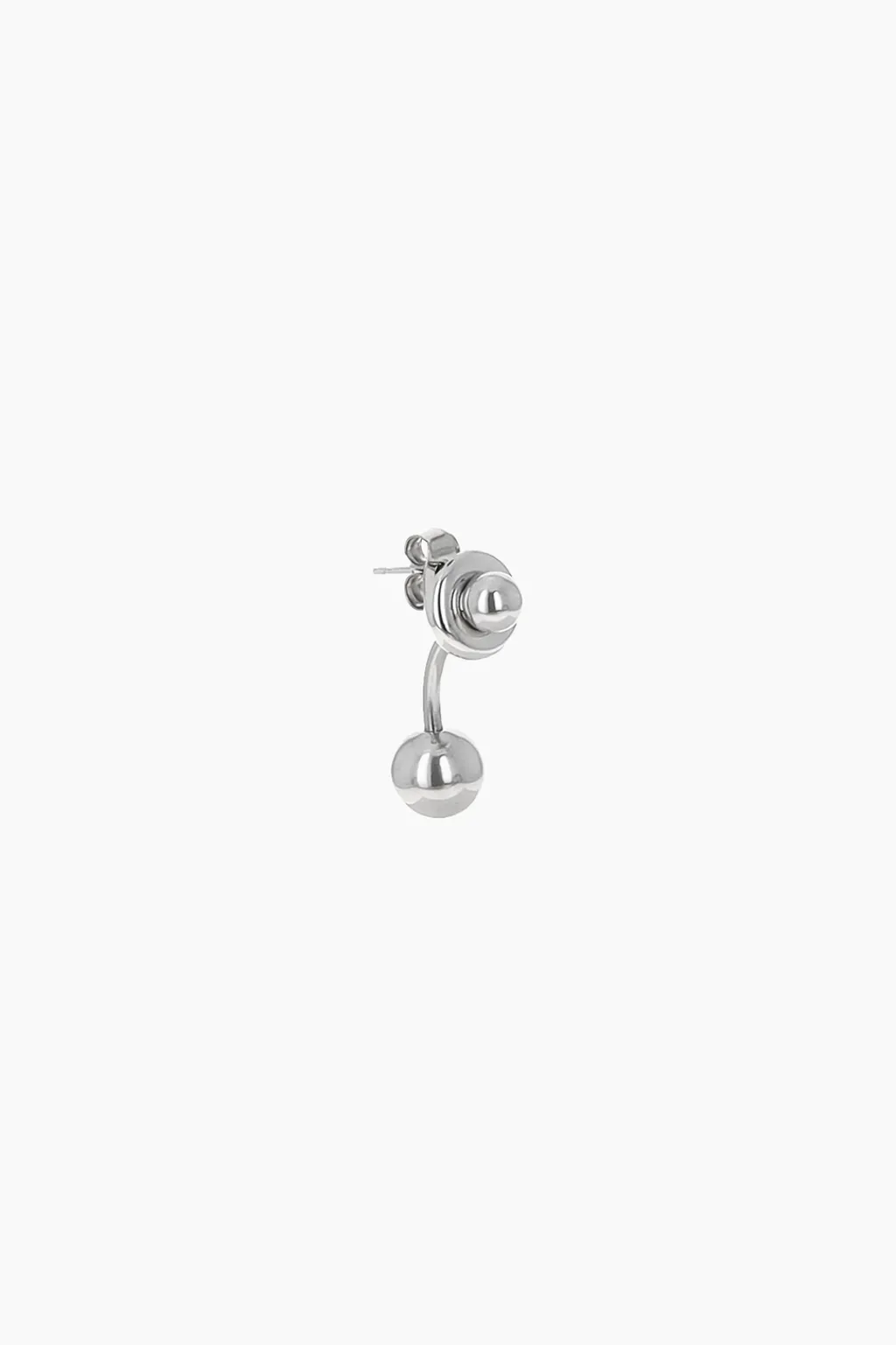 Justine Clenquet Mindy silver earring New