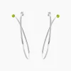 Justine Clenquet Nancy acid green earrings Sale