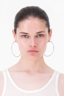 Justine Clenquet Nancy acid green earrings Sale