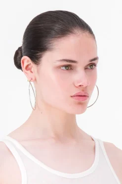 Justine Clenquet Nancy acid green earrings Sale