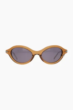 Justine Clenquet Neve brown sunglasses Discount