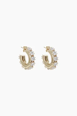 Justine Clenquet Nina medium earrings silver Outlet