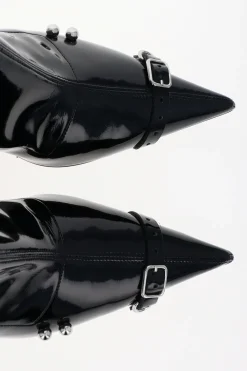Justine Clenquet Patti black patent Boots Best