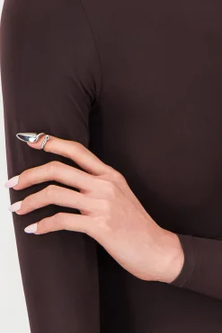 Justine Clenquet Sam nail ring Discount