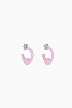 Justine Clenquet Sam pink earrings Fashion