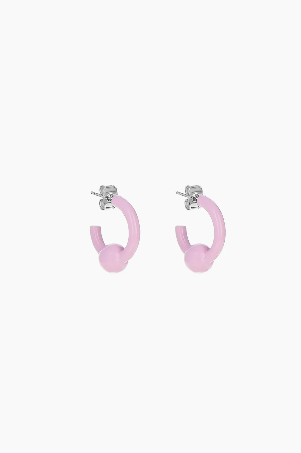 Justine Clenquet Sam pink earrings Fashion