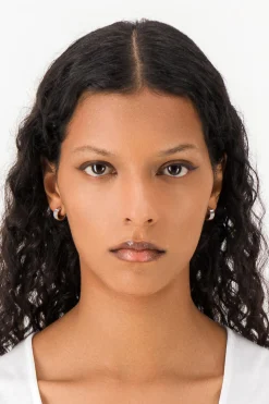 Justine Clenquet Sarah silver earrings Online