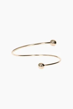 Justine Clenquet Selma gold arm cuff Best