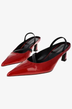 Justine Clenquet Sofia red lipstick slingbacks Online