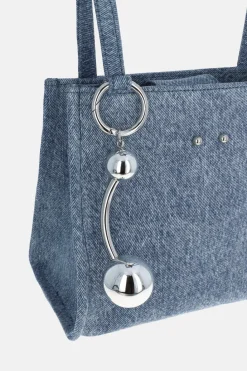 Justine Clenquet Uma denim blue bag Online