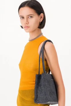 Justine Clenquet Uma denim zinc bag Outlet